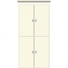 Strasser Woodenwork 15.240 - 24 X 18 X 48 Montlake Linen Upper Slab Sat Biscuit