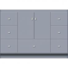 Strasser Woodenwork 27.470 - 48 X 21 X 34.5 Montlake Vanity Slab Sat Silver Sb