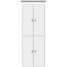 Strasser Woodenwork 15.990 - 18 X 18 X 48 Montlake Linen Upper Slab Powder Grey