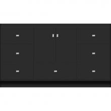 Strasser Woodenwork 25.250 - 60 X 18 X 34.5 Montlake Vanity Slab Sat Black Sb