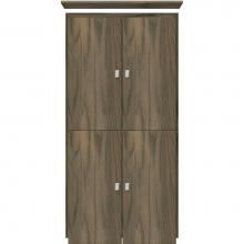 Strasser Woodenwork 31-818 - 24 X 21 X 48 Montlake Linen Upper Slab Dusky Oak