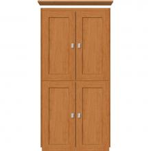 Strasser Woodenwork 13.421 - 24 X 21 X 48 Montlake Linen Upper Shaker Nat Cherry