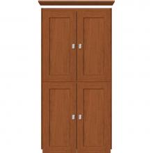 Strasser Woodenwork 13.627 - 24 X 18 X 48 Montlake Linen Upper Shaker Cinn Cherry