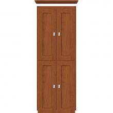 Strasser Woodenwork 13.629 - 18 X 18 X 48 Montlake Linen Upper Shaker Cinn Cherry
