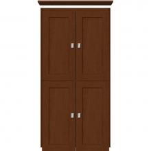 Strasser Woodenwork 13.462 - 24 X 21 X 48 Montlake Linen Upper Shaker Pecan Cherry