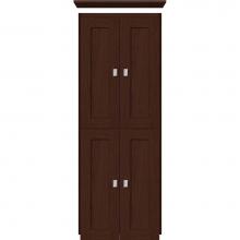Strasser Woodenwork 13.370 - 18 X 21 X 48 Montlake Linen Upper Shaker Choc Cherry