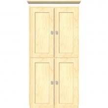 Strasser Woodenwork 13.424 - 24 X 21 X 48 Montlake Linen Upper Shaker Nat Maple