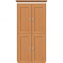 Strasser Woodenwork 13.590 - 24 X 21 X 48 Montlake Linen Upper Shaker Nat Oak