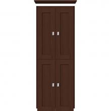 Strasser Woodenwork 13.465 - 18 X 21 X 48 Montlake Linen Upper Shaker Choc Oak