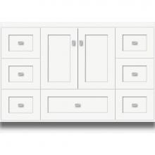Strasser Woodenwork 23.145 - 48 X 21 X 34.5 Montlake Vanity Shaker Sat White Sb