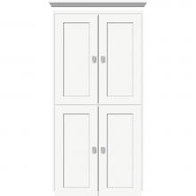 Strasser Woodenwork 13.176 - 24 X 18 X 48 Montlake Linen Upper Shaker Sat White
