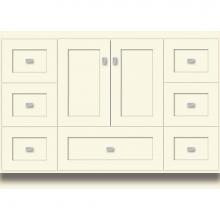 Strasser Woodenwork 23.181 - 48 X 21 X 34.5 Montlake Vanity Shaker Sat Biscuit Sb