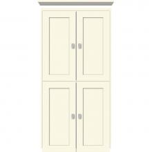 Strasser Woodenwork 13.224 - 24 X 18 X 48 Montlake Linen Upper Shaker Sat Biscuit