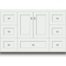 Strasser Woodenwork 27.650 - 48 X 21 X 34.5 Montlake Vanity Shaker Powder Grey Sb