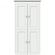 Strasser Woodenwork 13.486 - 24 X 21 X 48 Montlake Linen Upper Shaker Powder Grey