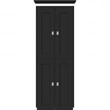 Strasser Woodenwork 13.981 - 18 X 18 X 48 Montlake Linen Upper Shaker Sat Black