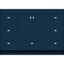 Strasser Woodenwork 57-789 - 48 X 18 X 34.5 Montlake Vanity Shaker Lapis Night Sb