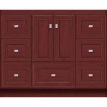 Strasser Woodenwork 26.309 - 42 X 21 X 34.5 Montlake Vanity Deco Miter Dk Cherry Sb
