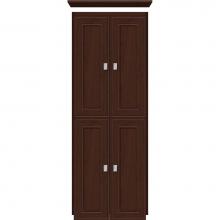 Strasser Woodenwork 13.489 - 18 X 21 X 48 Montlake Linen Upper Deco Miter Choc Cherry