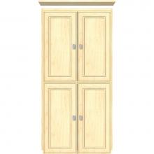 Strasser Woodenwork 13.659 - 24 X 21 X 48 Montlake Linen Upper Deco Miter Nat Maple
