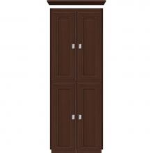 Strasser Woodenwork 13.495 - 18 X 21 X 48 Montlake Linen Upper Deco Miter Choc Oak