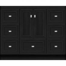 Strasser Woodenwork 27.310 - 42 X 21 X 34.5 Montlake Vanity Deco Miter Midnight Oak Sb