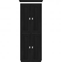 Strasser Woodenwork 13.644 - 18 X 21 X 48 Montlake Linen Upper Deco Miter Midnight Oak
