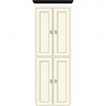 Strasser Woodenwork 13.680 - 18 X 21 X 48 Montlake Linen Upper Deco Miter Sat Biscuit