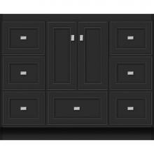 Strasser Woodenwork 26.567 - 42 X 18 X 34.5 Montlake Vanity Deco Miter Sat Black Sb