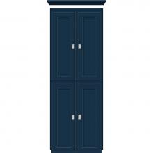 Strasser Woodenwork 57-102 - 18 X 18 X 48 Montlake Linen Upper Deco Miter Lapis Night