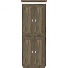 Strasser Woodenwork 31-805 - 18 X 21 X 48 Montlake Linen Upper Deco Miter Dusky Oak