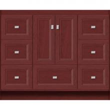 Strasser Woodenwork 25.792 - 42 X 18 X 34.5 Montlake Vanity Ogee Miter Dk Cherry Sb
