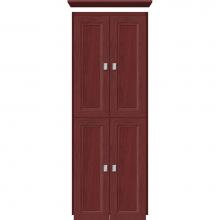 Strasser Woodenwork 13.728 - 18 X 21 X 48 Montlake Linen Upper Ogee Miter Dk Cherry