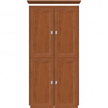 Strasser Woodenwork 13.724 - 24 X 18 X 48 Montlake Linen Upper Ogee Miter Cinn Cherry