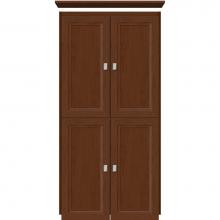 Strasser Woodenwork 13.761 - 24 X 21 X 48 Montlake Linen Upper Ogee Miter Pecan Cherry
