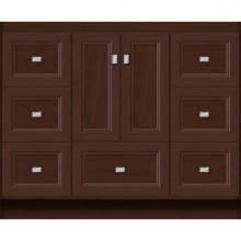 Strasser Woodenwork 25.756 - 42 X 21 X 34.5 Montlake Vanity Ogee Miter Choc Cherry Sb