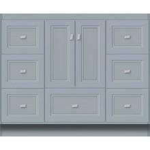Strasser Woodenwork 26.139 - 42 X 18 X 34.5 Montlake Vanity Ogee Miter Silver Oak Sb