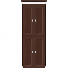 Strasser Woodenwork 13.715 - 18 X 18 X 48 Montlake Linen Upper Ogee Miter Choc Oak