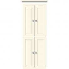 Strasser Woodenwork 13.770 - 18 X 21 X 48 Montlake Linen Upper Ogee Miter Sat Biscuit