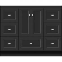 Strasser Woodenwork 26.206 - 42 X 21 X 34.5 Montlake Vanity Ogee Miter Sat Black Sb