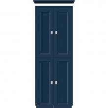 Strasser Woodenwork 57-110 - 18 X 18 X 48 Montlake Linen Upper Ogee Miter Lapis Night