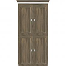 Strasser Woodenwork 31-816 - 24 X 21 X 48 Montlake Linen Upper Ogee Miter Dusky Oak