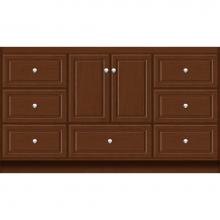 Strasser Woodenwork 26.609 - 60 X 18 X 34.5 Montlake Vanity Ultra Pecan Cherry Sb