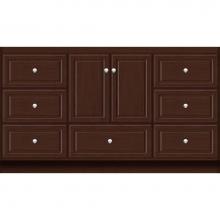 Strasser Woodenwork 21.088 - 60 X 21 X 34.5 Montlake Vanity Ultra Choc Cherry Sb