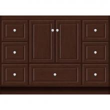 Strasser Woodenwork 21.118 - 48 X 21 X 34.5 Montlake Vanity Ultra Choc Cherry Sb