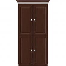 Strasser Woodenwork 11.218 - 24 X 18 X 48 Montlake Linen Upper Ultra Choc Cherry