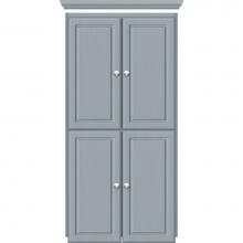 Strasser Woodenwork 11.585 - 24 X 18 X 48 Montlake Linen Upper Ultra Silver Oak
