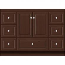 Strasser Woodenwork 26.856 - 48 X 21 X 34.5 Montlake Vanity Ultra Choc Oak Sb