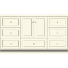Strasser Woodenwork 21.099 - 60 X 18 X 34.5 Montlake Vanity Ultra Sat Biscuit Sb