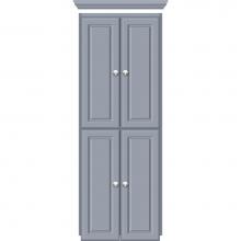 Strasser Woodenwork 11.480 - 18 X 21 X 48 Montlake Linen Upper Ultra Sat Silver